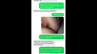 Cheating WIFE SEXTING (Anal, Throat Fuck)