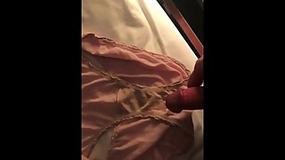 Masturbation on wifea€™s Pink Panties.