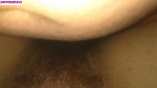 Extreme Hairy Pussy Wife Creampie