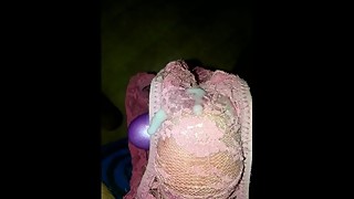 Cumming in my wife's panties